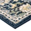 (A519) Olivia Navy Floral Area Rug, 8x10