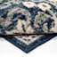(A519) Olivia Navy Floral Area Rug, 8x10