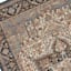 (A518) Ushak Blue Medallion Area Rug, 5x7