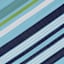 Blue Striped Plastic Outdoor Area Rug, 5x7