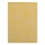 Yellow Floral Dots Plastic Outdoor Area Rug, 6x9