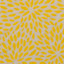 Yellow Floral Dots Plastic Outdoor Area Rug, 6x9