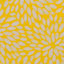 Yellow Floral Dots Plastic Outdoor Area Rug, 6x9