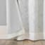 Sun Zero Quinn Pearl Back Tab Extreme Blackout Single Curtain Panel, 84"