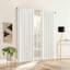 Sun Zero Quinn Pearl Back Tab Extreme Blackout Single Curtain Panel, 84"