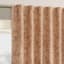 Sun Zero Quinn Apricot Back Tab Extreme Blackout Single Curtain Panel, 84"