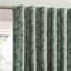 Sun Zero Quinn Moss Back Tab Extreme Blackout Single Curtain Panel, 84"