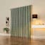 Sun Zero Quinn Moss Back Tab Extreme Blackout Single Curtain Panel, 84"