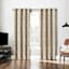 Sun Zero Taupe Extreme Blackout Grommet Curtain Panel, 84"