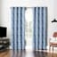 Sun Zero Blue Extreme Blackout Grommet Curtain Panel, 84"