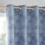 Sun Zero Blue Extreme Blackout Grommet Curtain Panel, 84"