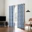 Sun Zero Blue Extreme Blackout Grommet Curtain Panel, 84"