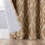 Sun Zero Denmark Gold Extreme Blackout Grommet Single Curtain Panel, 84"