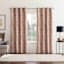 Sun Zero Terracotta Extreme Blackout Grommet Curtain Panel, 84"