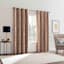 Sun Zero Terracotta Extreme Blackout Grommet Curtain Panel, 84"