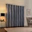 Sun Zero Denmark Blue Extreme Blackout Grommet Single Curtain Panel, 84"