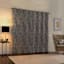 Sun Zero Denmark Charcoal Extreme Blackout Grommet Single Curtain Panel, 84"