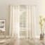 Ayanna Natural Sheer Rod Pocket Single Curtain Panel, 84"