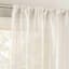 Ayanna Natural Sheer Rod Pocket Single Curtain Panel, 84"