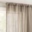 Ayanna Driftwood Sheer Rod Pocket Single Curtain Panel, 84"