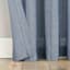 Ayanna Denim Sheer Rod Pocket Single Curtain Panel, 84"