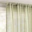 Ayanna Sage Sheer Rod Pocket Single Curtain Panel, 84"
