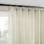 Lathan Sage Sheer Ring Top Single Curtain Panel, 84"