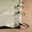 Lathan Sage Sheer Ring Top Single Curtain Panel, 84"