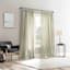 Lathan Sage Sheer Ring Top Single Curtain Panel, 84"