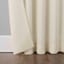 Harrison Ivory Sheer Tab Loop Single Curtain Panel, 84"