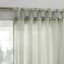 Harrison Sage Sheer Tab Loop Single Curtain Panel, 84"