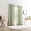 Harrison Sage Sheer Tab Loop Single Curtain Panel, 84"