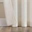 Nordic White Sheer Grommet Single Curtain Panel, 84"