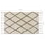 Tracey Boyd Brown & White Wool Diamond Design Accent Rug, 27x45