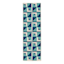(E503) Sunny Club Blue Pinwheel Primo Outdoor Runner, 2x6
