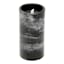 Crosby St. Set of 3 Marbled Wax LED Pillar Candle with Timer