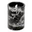 Crosby St. Set of 3 Marbled Wax LED Pillar Candle with Timer