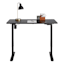 Owen wood & Metal Adjustable Office Desk, Black