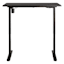 Owen wood & Metal Adjustable Office Desk, Black