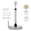 Perfect Tear Paper Towel Holder, Stainless Steel