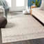 (D483) Found & Fable Roma Ivory Diamond Design Area Rug, 5x7