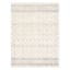 (D483) Found & Fable Roma Ivory Diamond Design Area Rug, 8x10