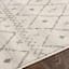 (D483) Found & Fable Roma Ivory Diamond Design Runner, 2x7