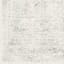 (D487) Providence Roma Ivory & Grey Medallion Runner, 2x7