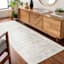 (D487) Providence Roma Ivory & Grey Medallion Runner, 2x7