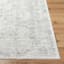 (D487) Providence Roma Ivory & Grey Medallion Accent Rug, 3x5
