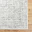 (D487) Providence Roma Ivory & Grey Medallion Accent Rug, 3x5