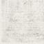 (D487) Providence Roma Ivory & Grey Medallion Accent Rug, 3x5