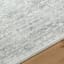 (D487) Providence Roma Ivory & Grey Medallion Accent Rug, 3x5