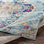 (D493) Floransa Blue Medallion Runner, 2x7